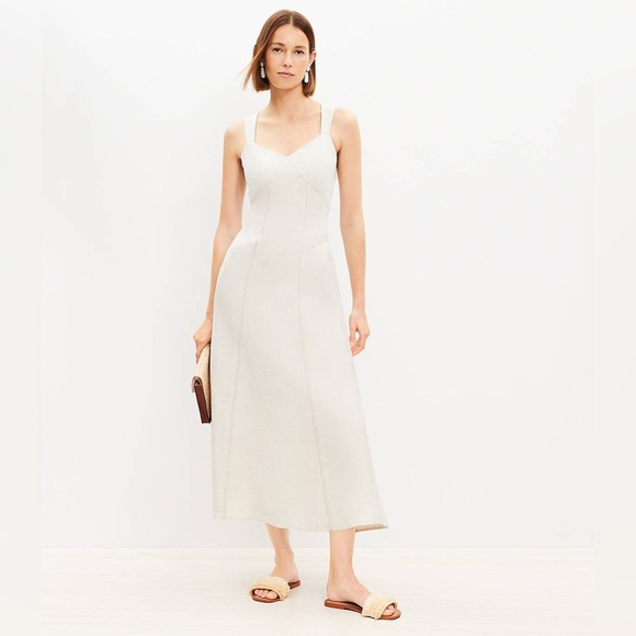 LOFT Dresses & Skirts - LOFT Cream Midi Dress